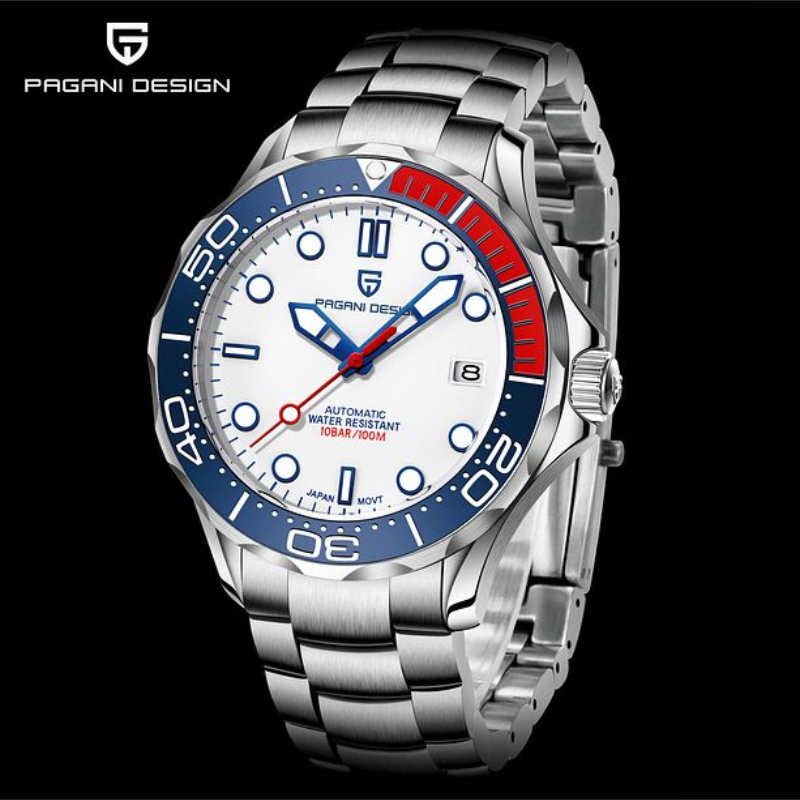 Pagani Design '007' James Bond Seamaster Black Dial Men's Watch